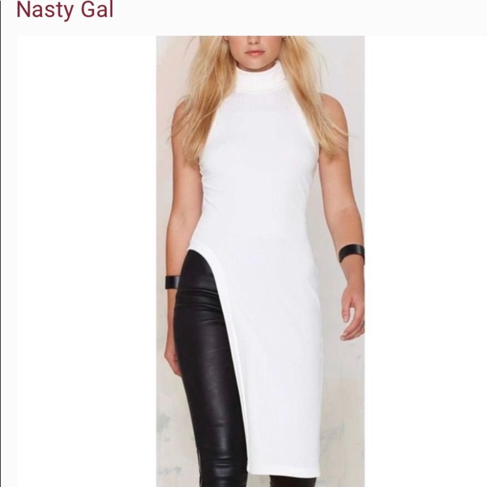 NWOT. Mock Neck Tunic with Side Slit. Never worn.